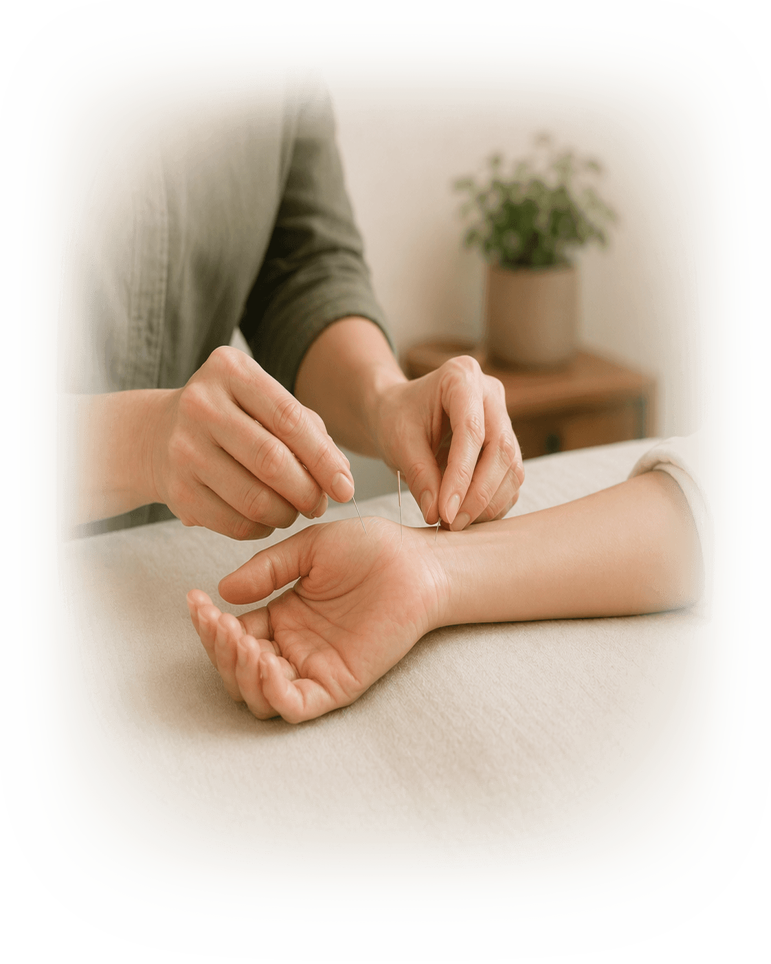 Acupuncture wrist treatment